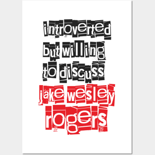 Introverted & Music-Jake Wesley Rogers Posters and Art